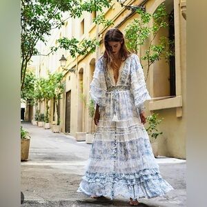 chinese dress ladies Sweet Pea Tambourine Mini Dress in Baby Blue main image 1